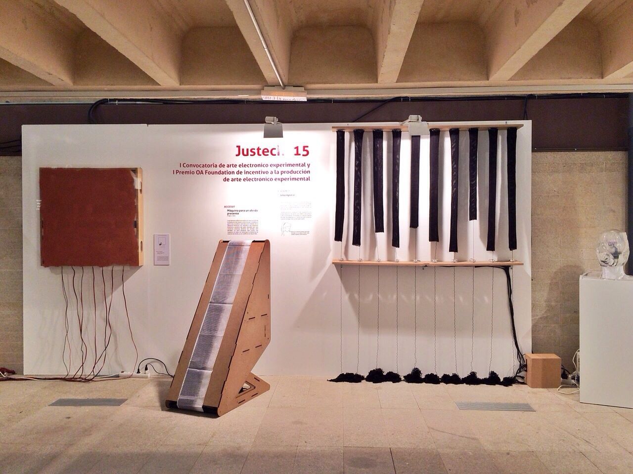 In JUSTMAD Contemporary art Fair in Madrid, Spain.