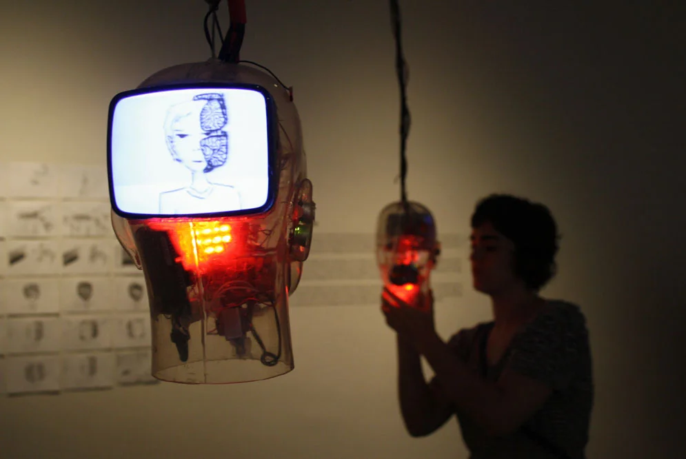 Exhibition in Foundation Francisco Godia in Barcelona during the LOOP Festival in 2010.