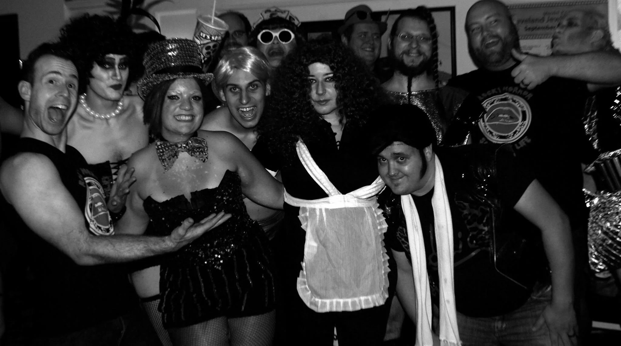 Posing with Simply His Servants during their film shoot ( Photo by Brandi Paschke)