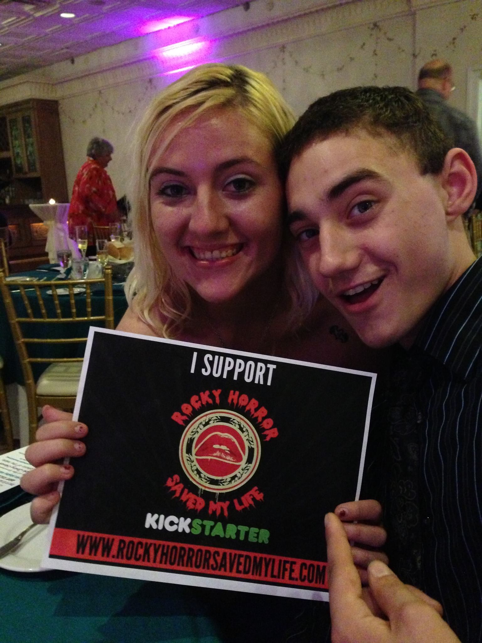 Kat and Zach from Friday Nite Specials showing us support