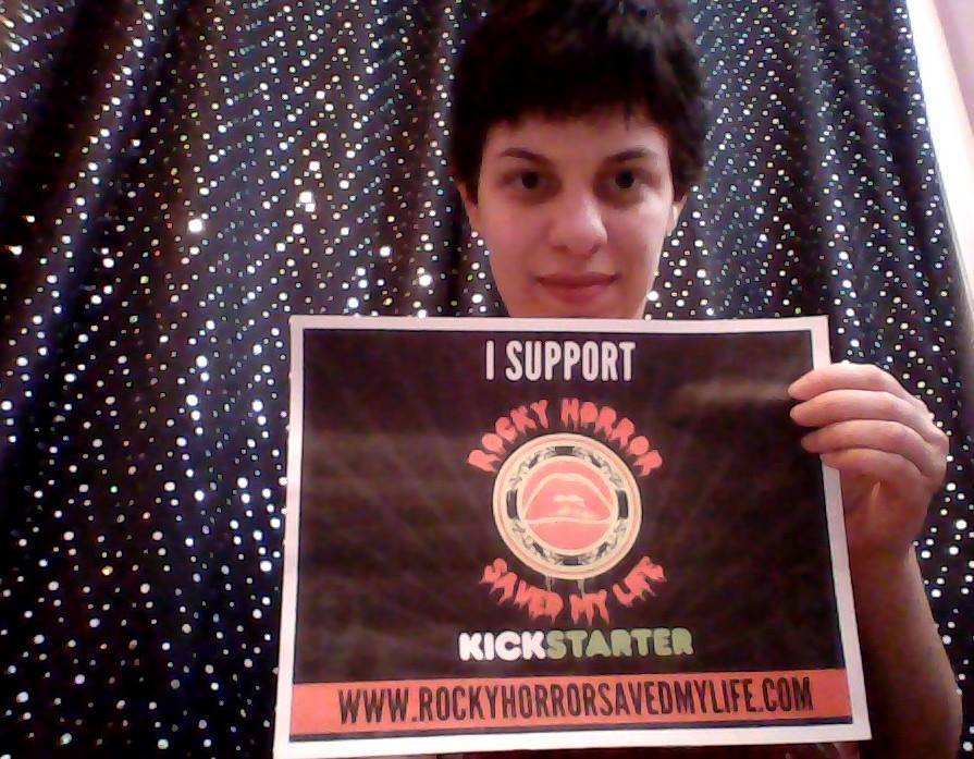 Audience members from The Home of Happiness showing their support