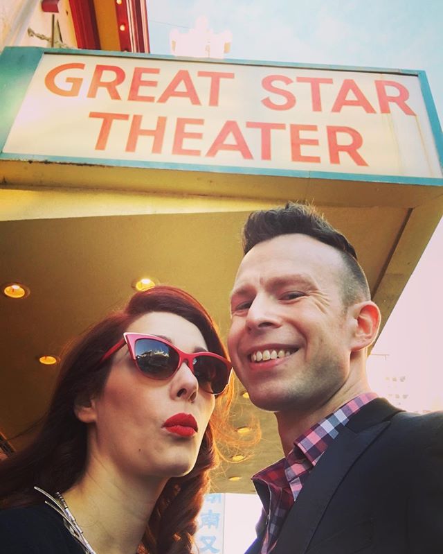 Almost time for our screening with @sfindiefest #docfest out in #SanFrancisco with our director, Shawn, and co-producer @lauracafoos π½ππ #rhsml #rhps #bayarea #rockyhorror #filmfestival