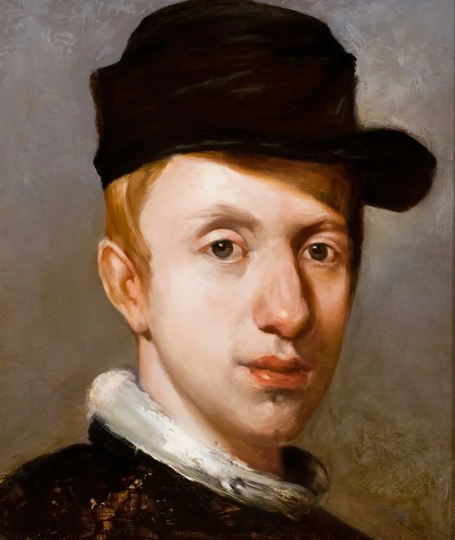 The King's Bro after Velasquez Oil on Panel 16 x 12