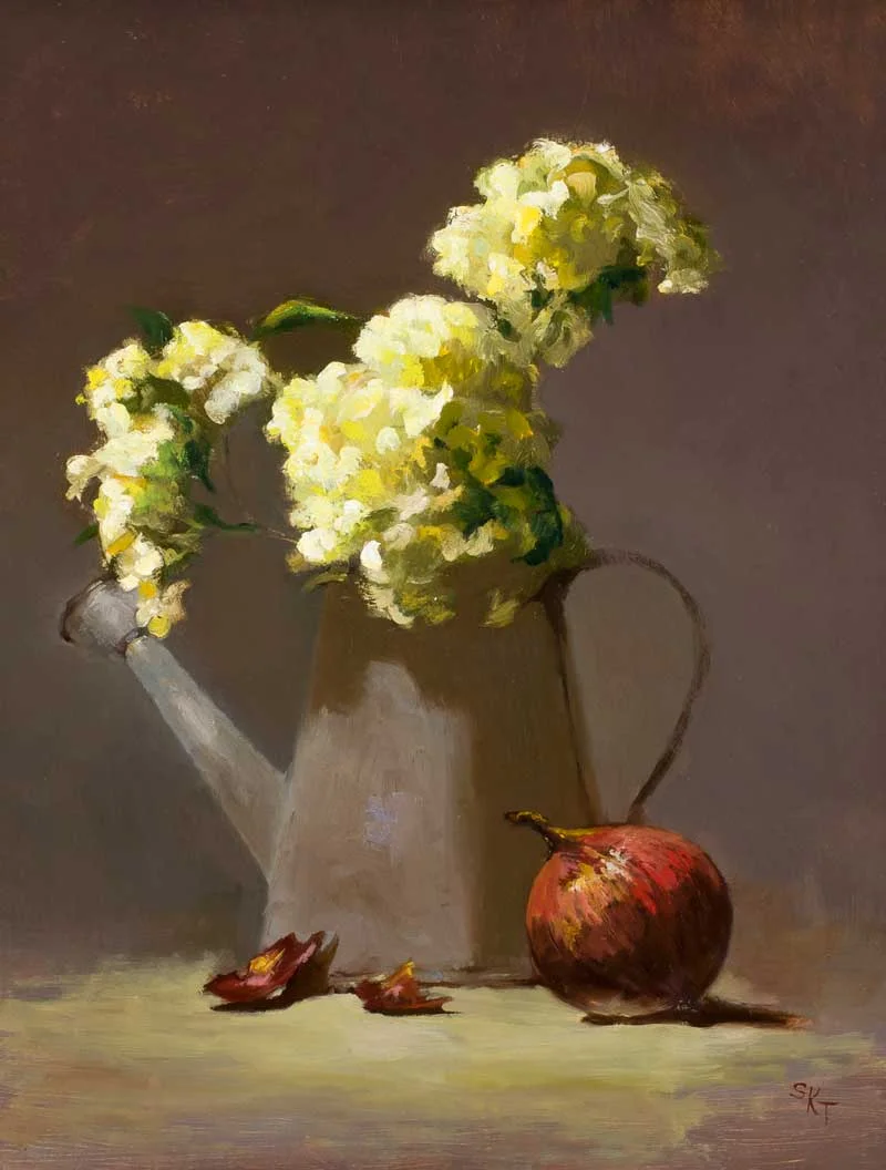 Hydrangeas Oil on Panel 14 x 11