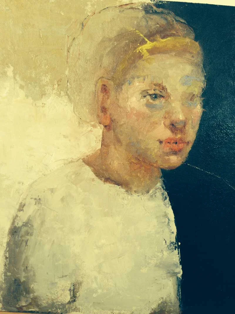 Half and Half Oil on Linen Panel 12 x 9