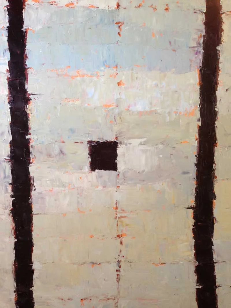 Moroccan Rug Series #3 Oil on Panel 20 x 16