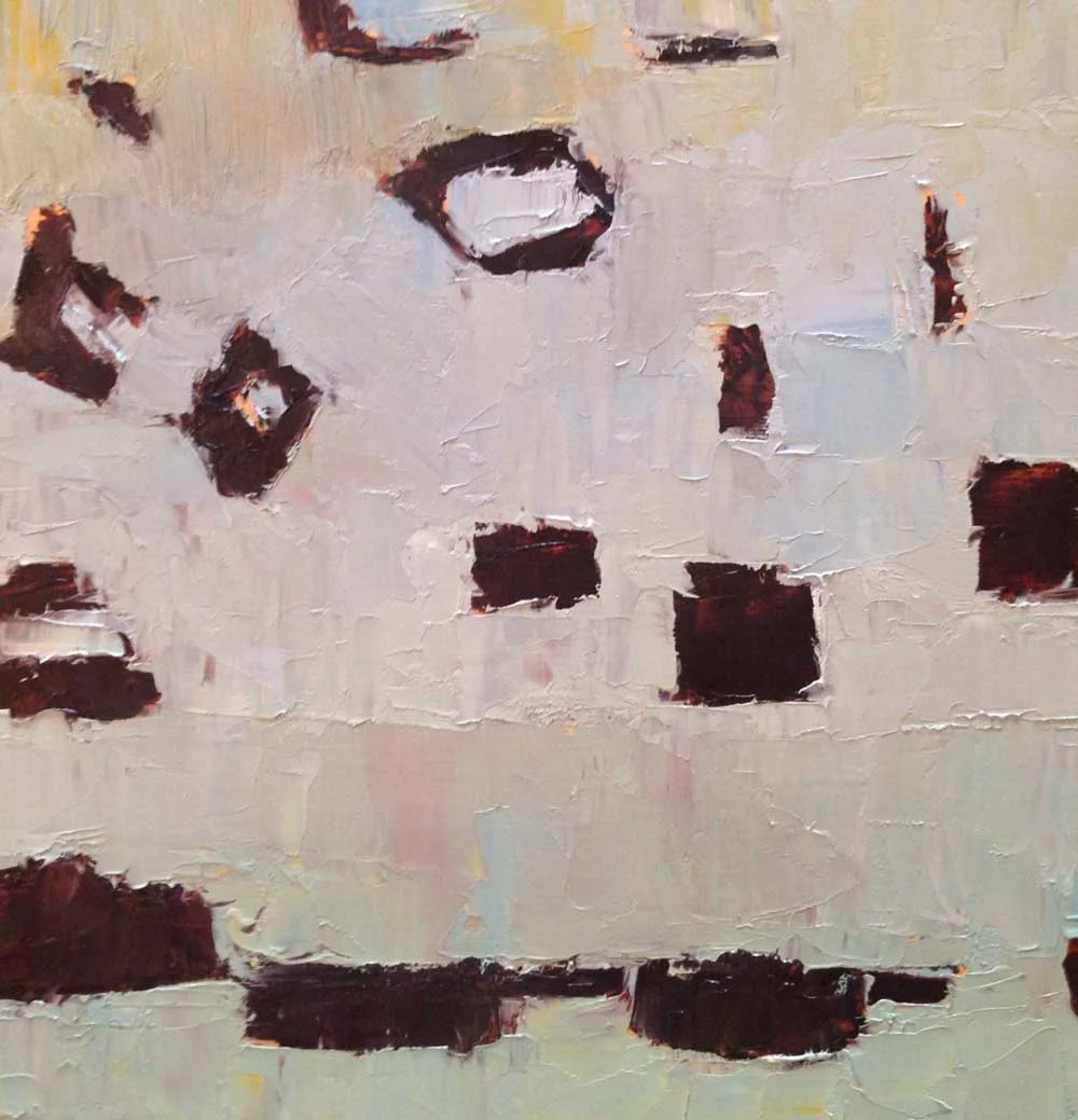 Moroccan Rug Series #2 Oil on Panel 8 x 8