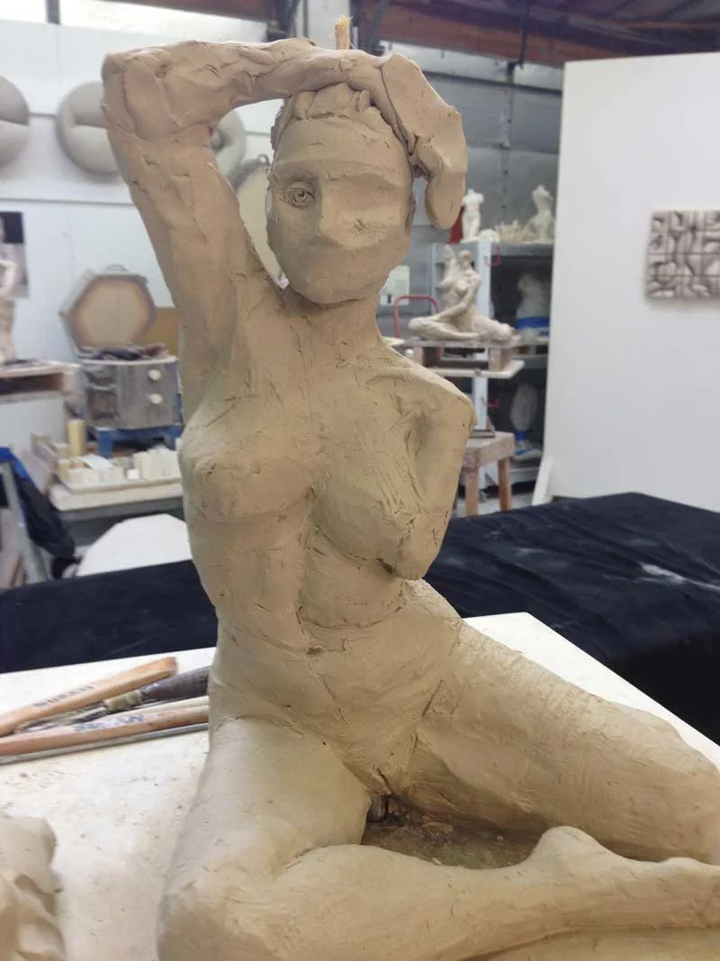 The Tilt Water Based Clay In Progress