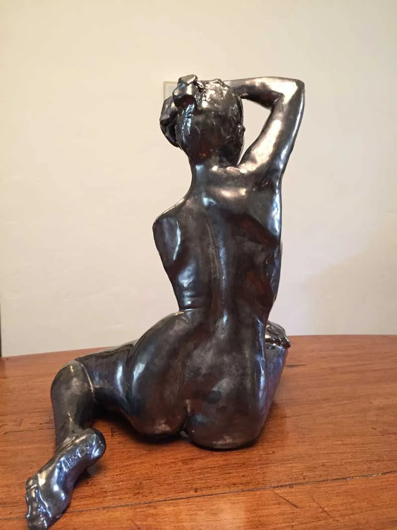 The Tilt Fired and Glazed 14"H x 12"W x 11"D