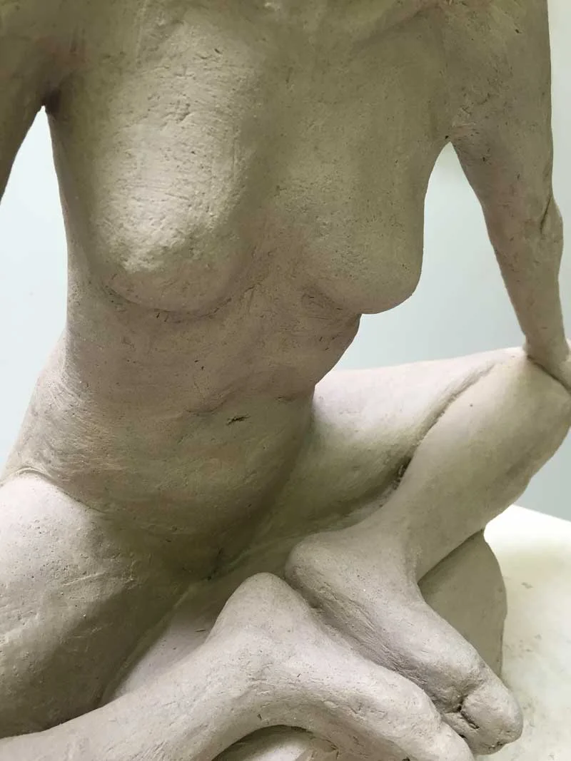 The Stretch Water Based Clay Torso Detail