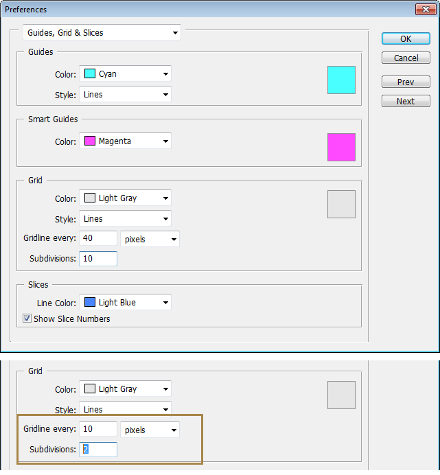 Setting up your Guides and Grids| louisagallie.com