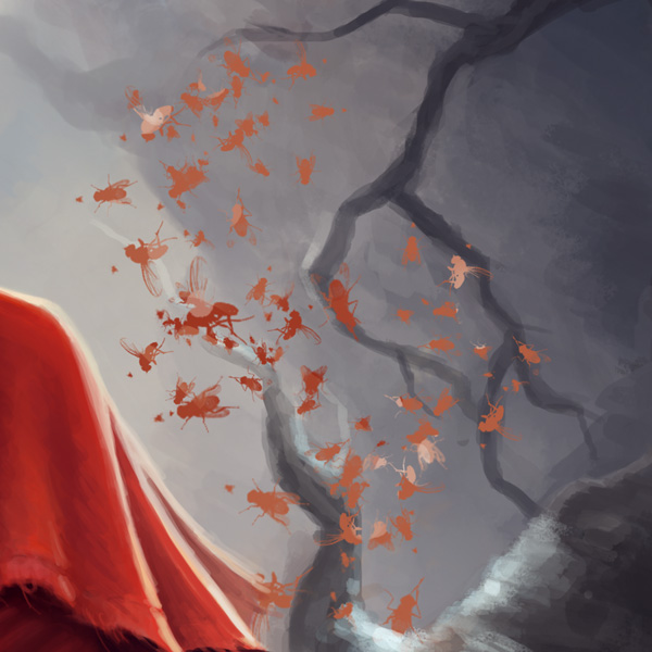 Check out this step-by-step guide from illustrator Louisa Gallie on creating the cover artwork for The Brush of Black Wings (author Grace Draven) | louisagallie.com