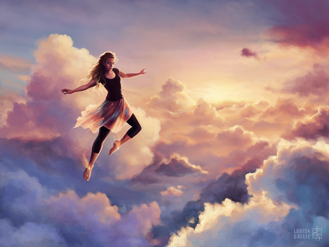 Chase the Sky, for the Midnight exhibition at Light Grey Art Lab