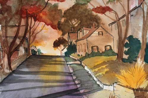 quiet street