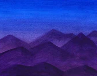purple mountains