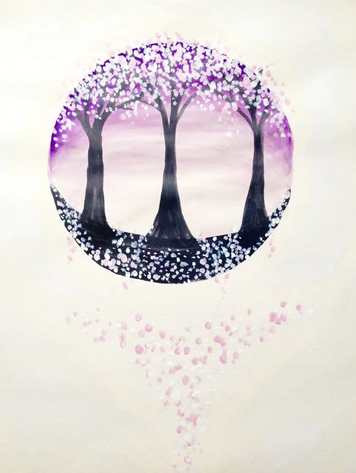 circle of blossoms
