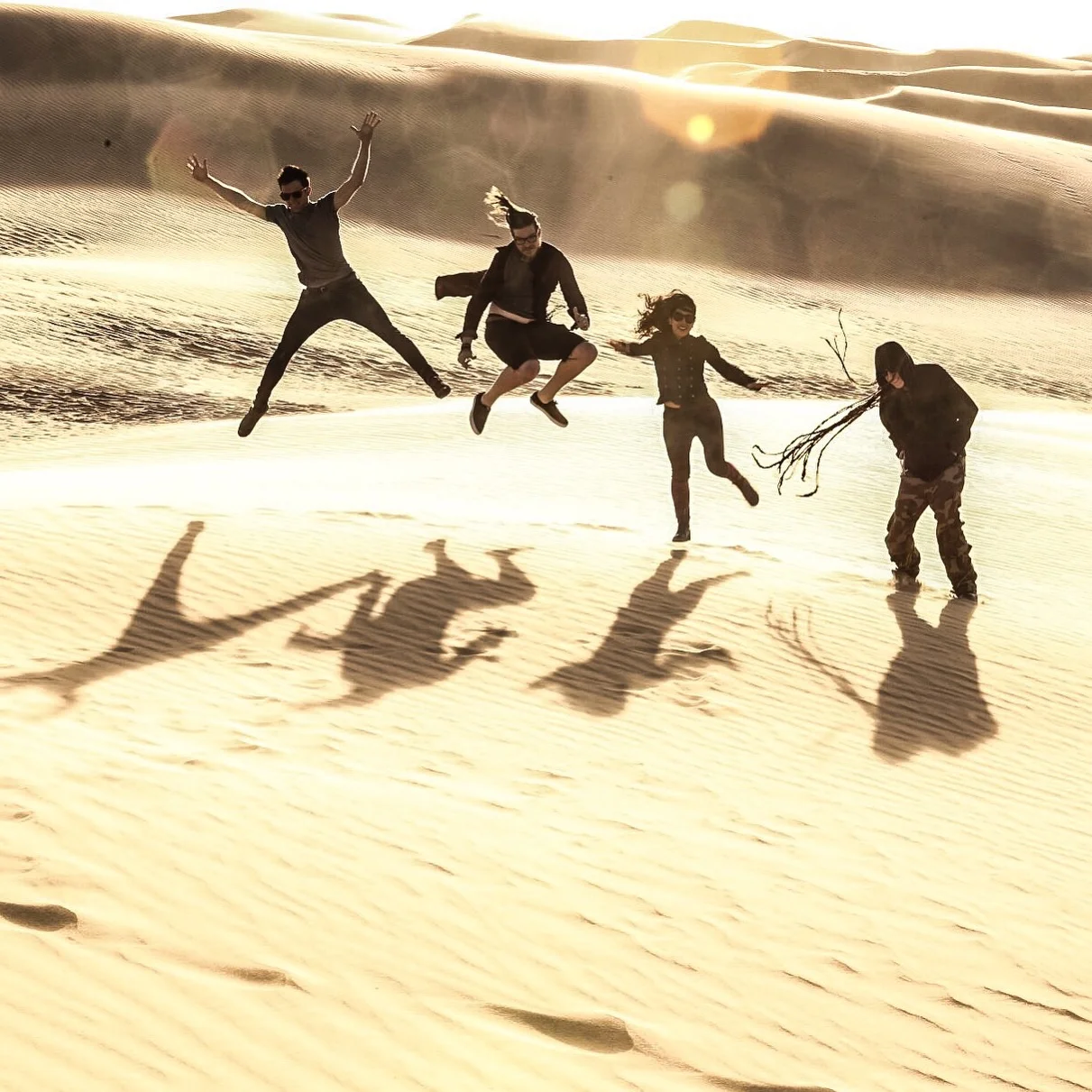 Jumping shot: every bands gotta have one Photo credit: Max Sequeira