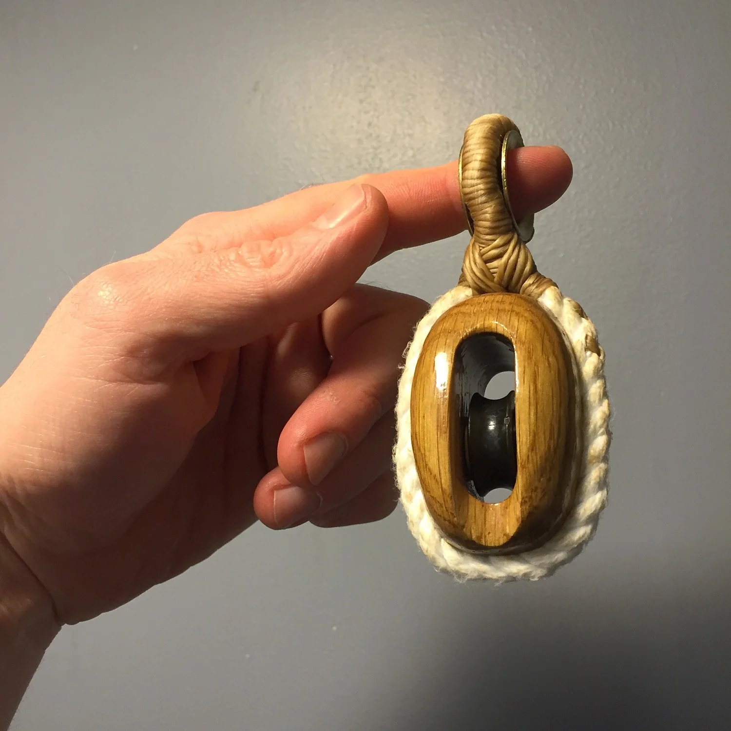 Small rope stropped blocks