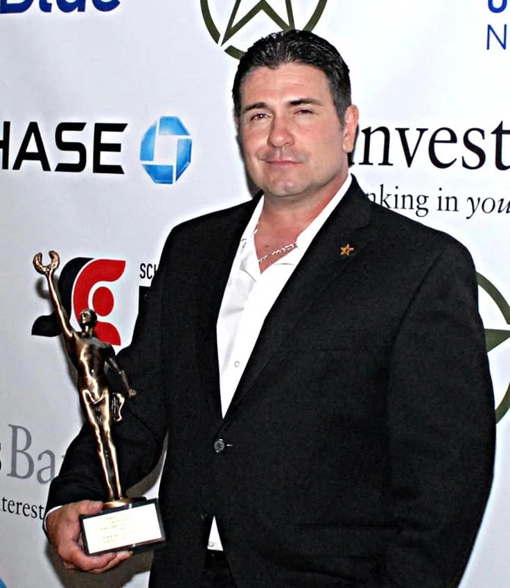 Johnny potenza presented with "The King's of Staten Island Award June 21, 2018.