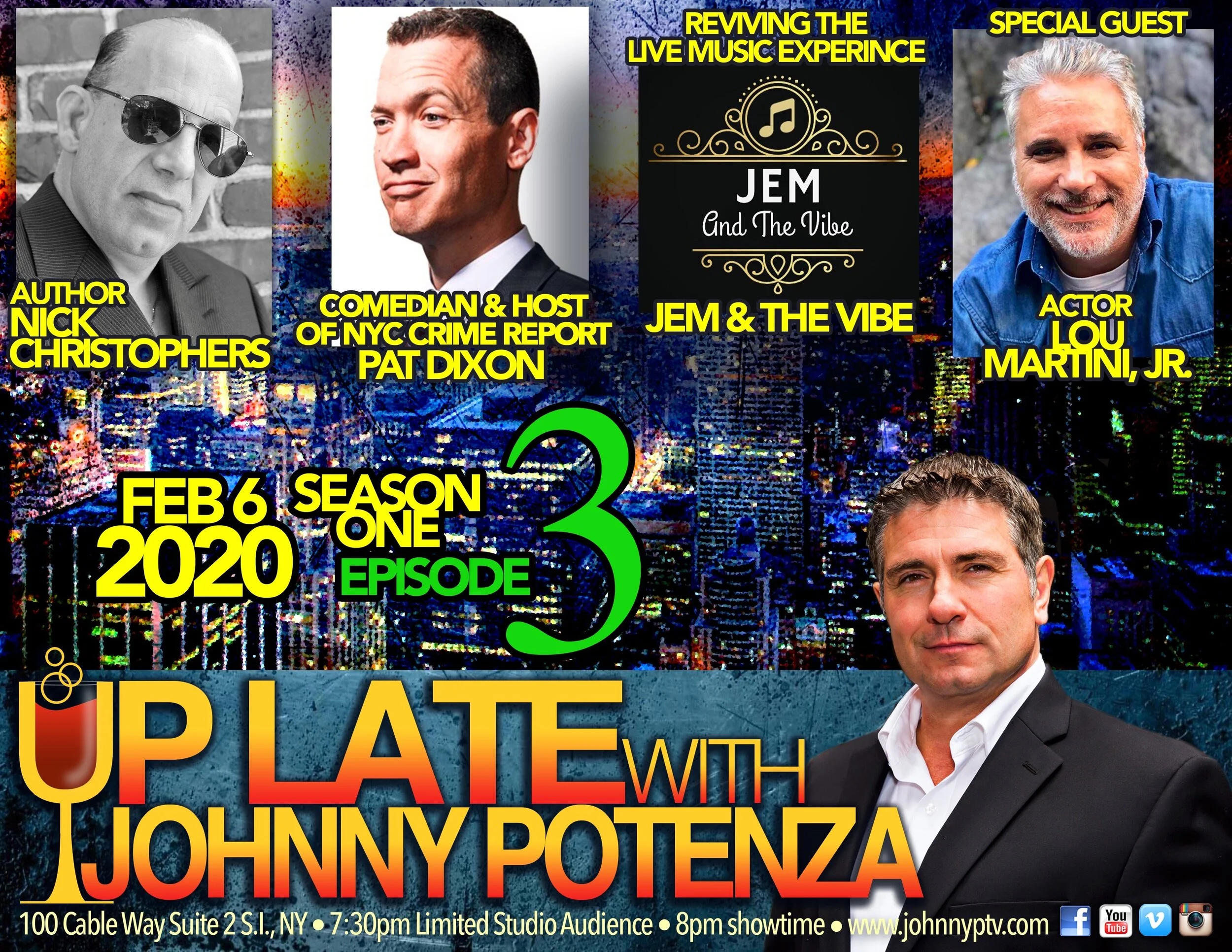 Up Late with Johnny Potenza February 2020