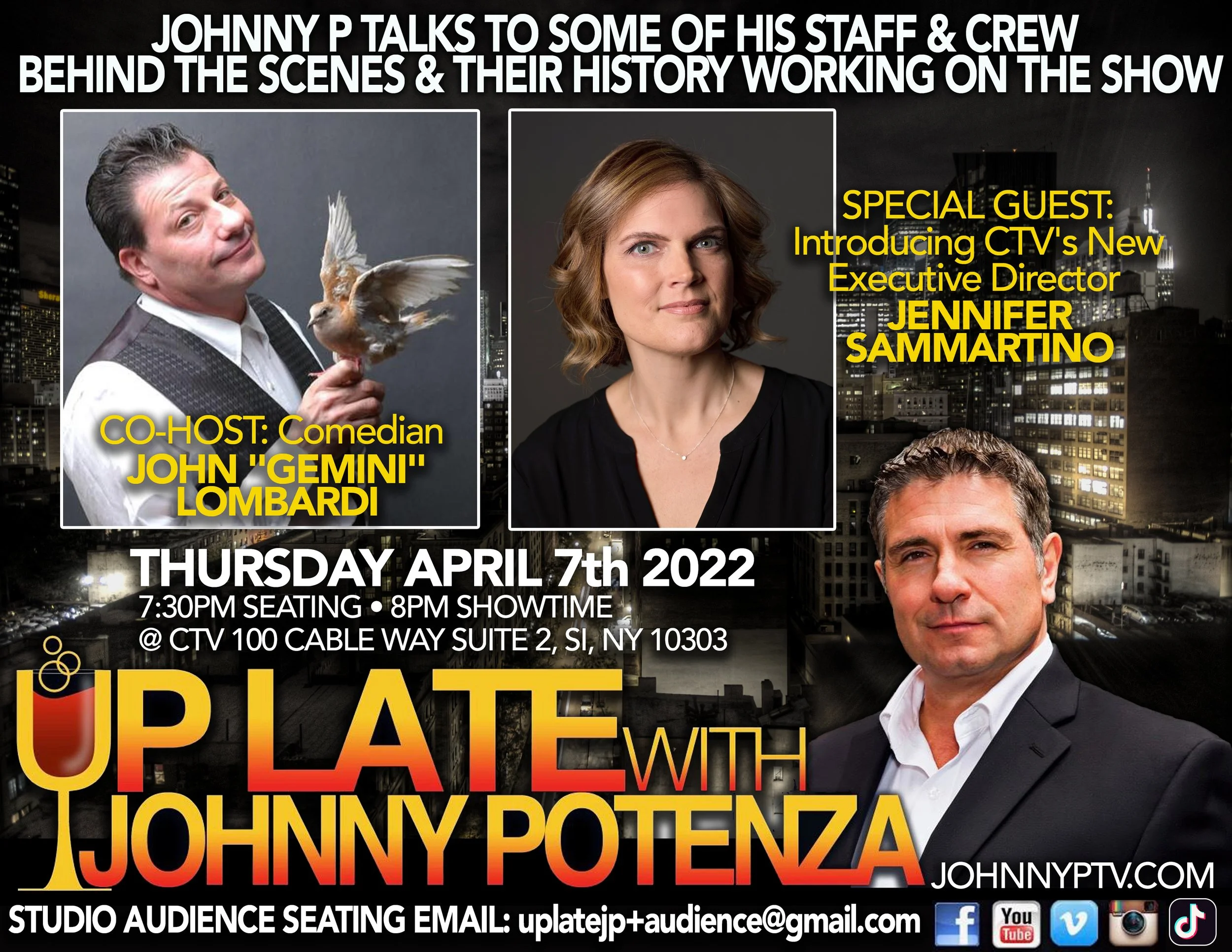 Up Late with Johnny Potenza April 2022