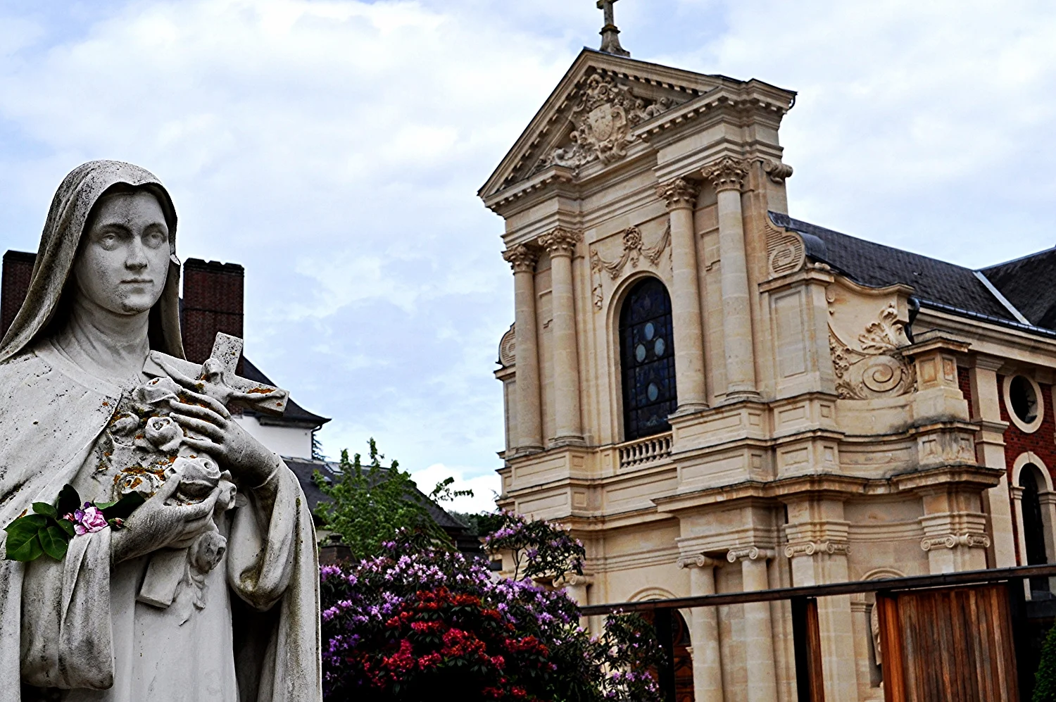 ^ taken at the Carmelite Convent in Lisieux, France -- I had an opportunity to visit there while studying abroad in Paris.