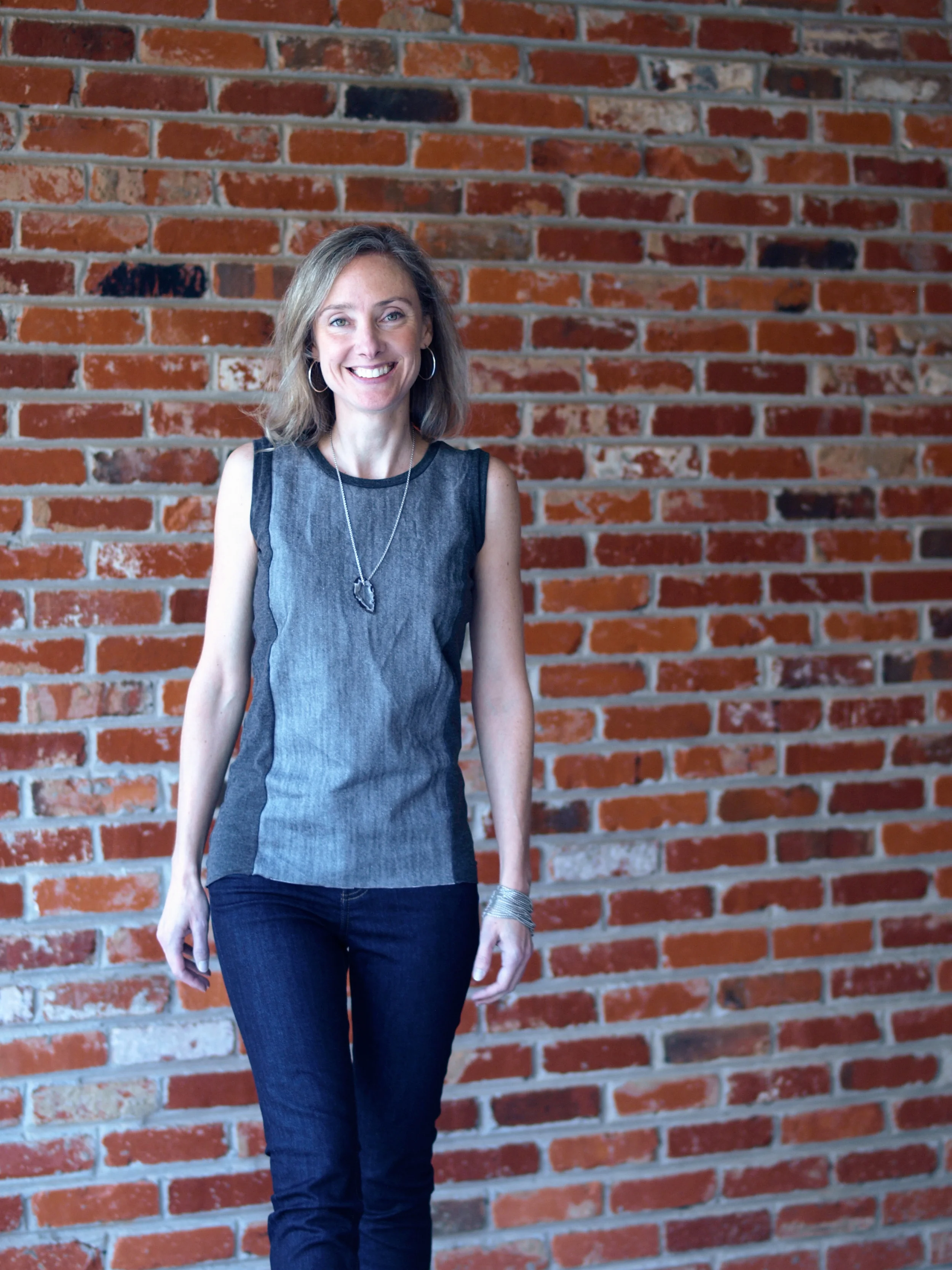The Denim Sleeveless Top