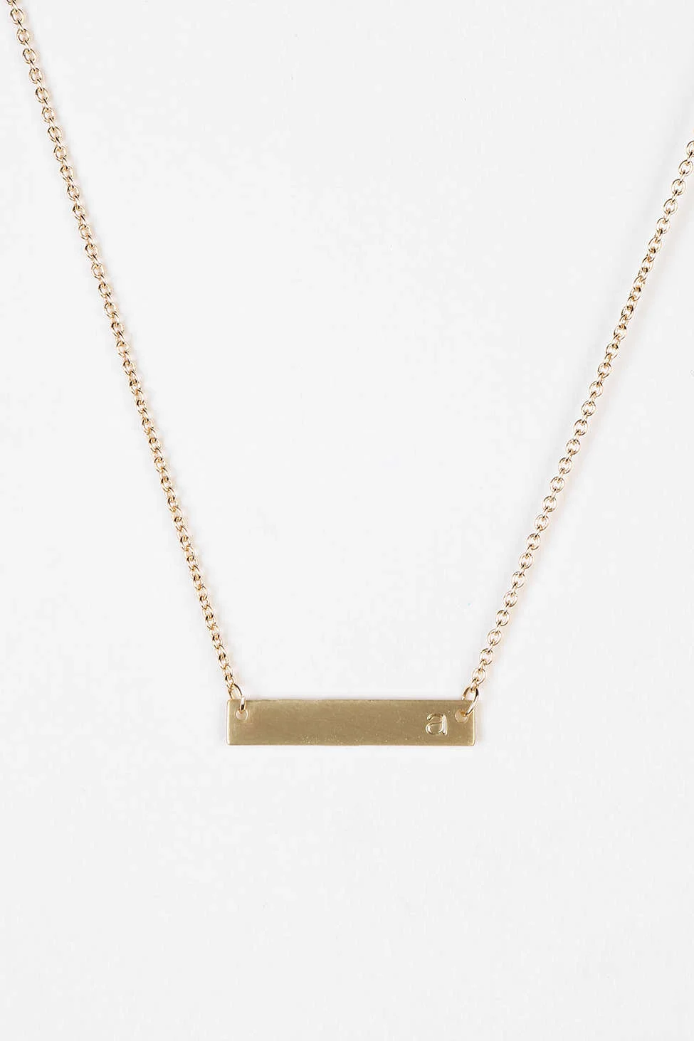 Initial bar necklace from Urban Outfitters
