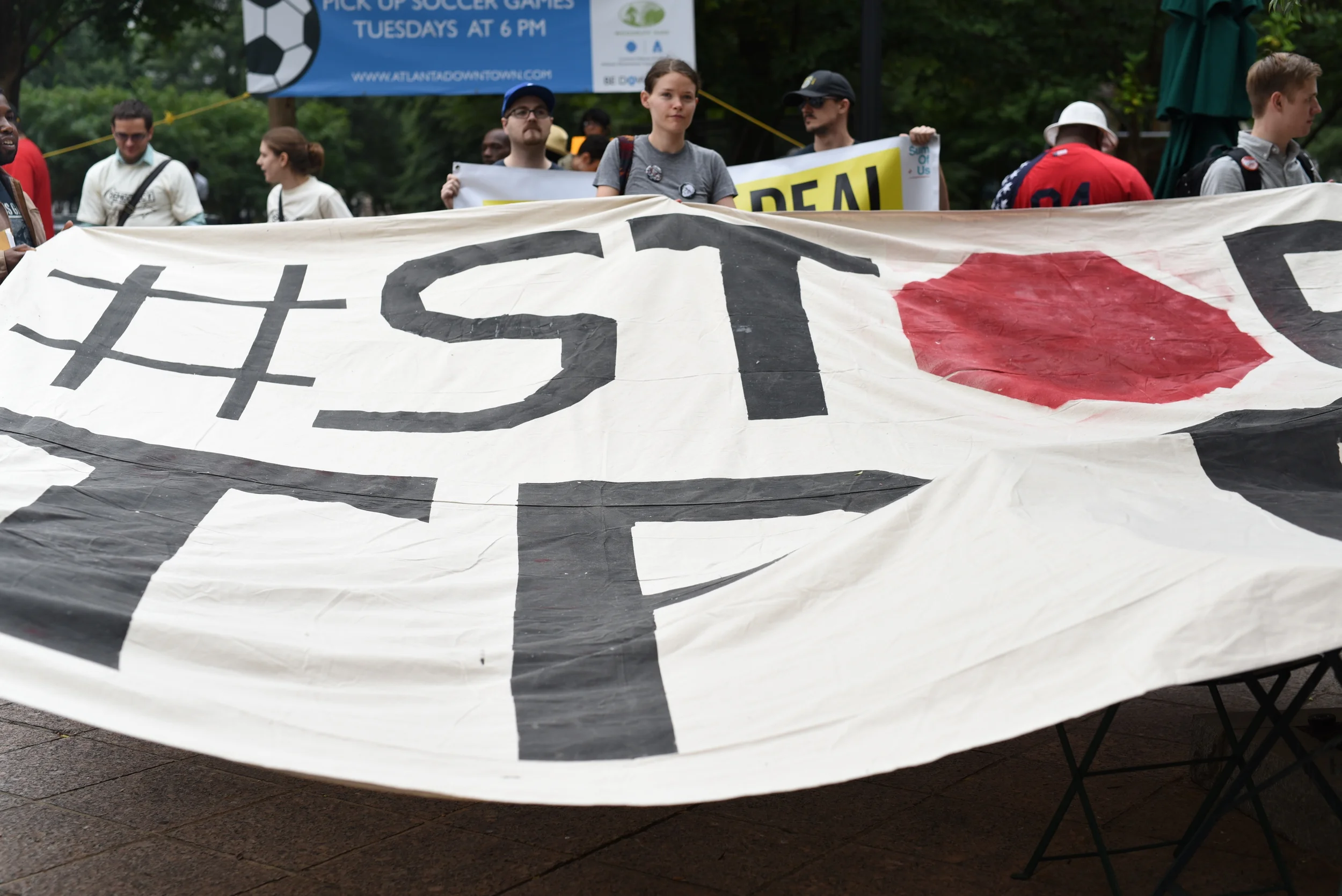 Rally against the Trans-Pacific Partnership