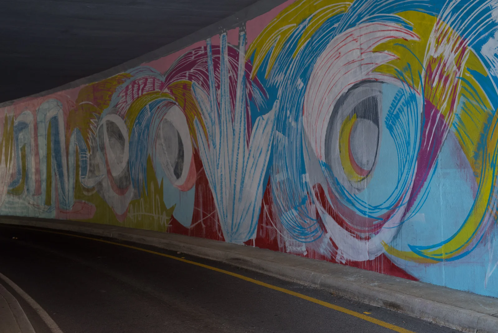 This is an awesome tunnel behind SCAD.