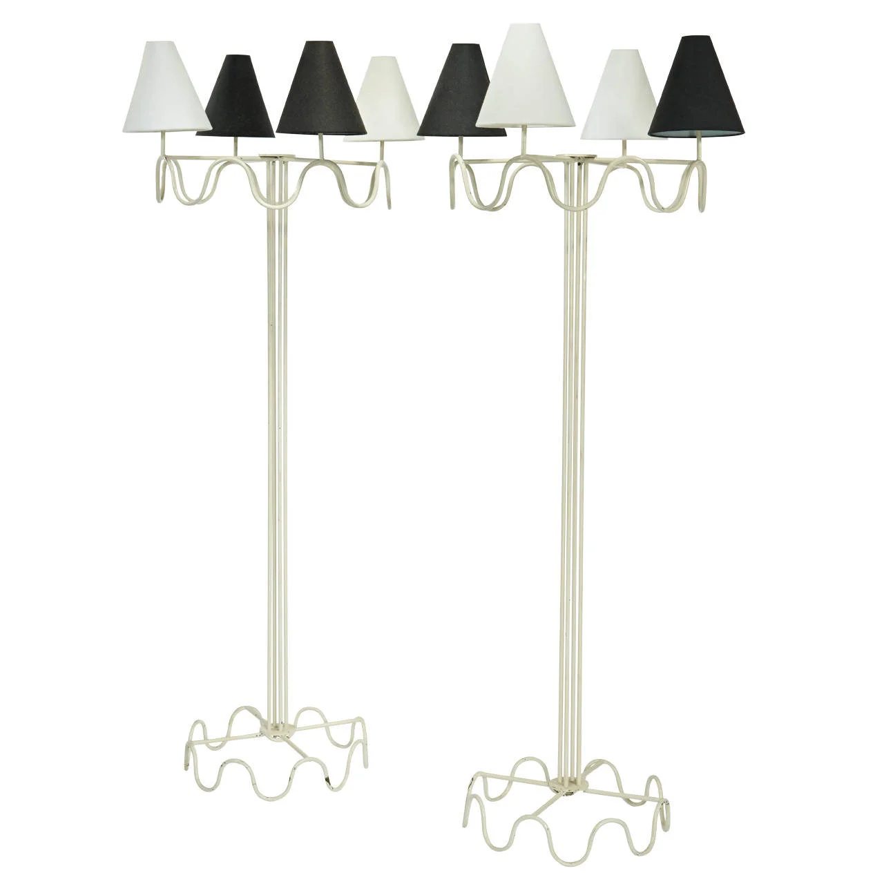 Jean Royère "Ondulation" Standard Lamps $85,000