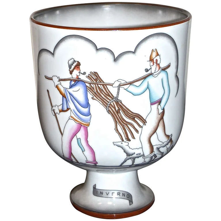 Gio Ponti "Inverno" Ceramic Vase $3,000