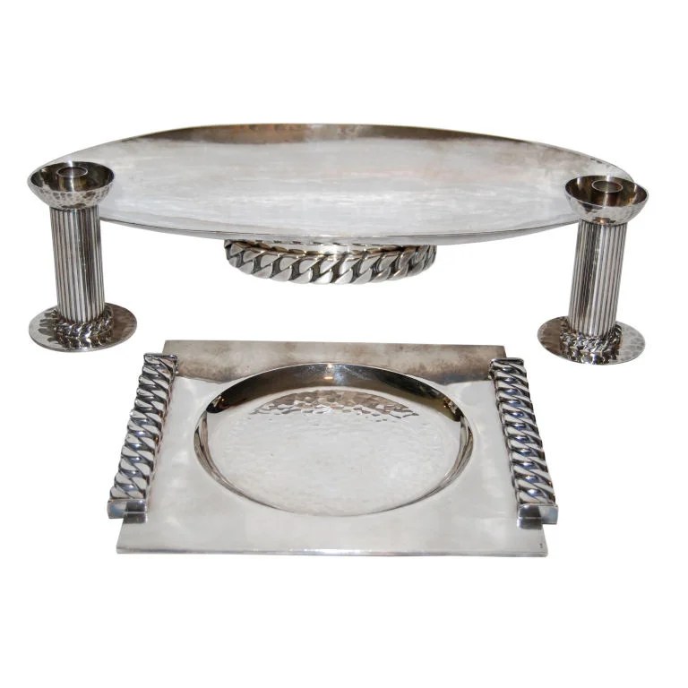Jean Despres Silver Tableware $22,000