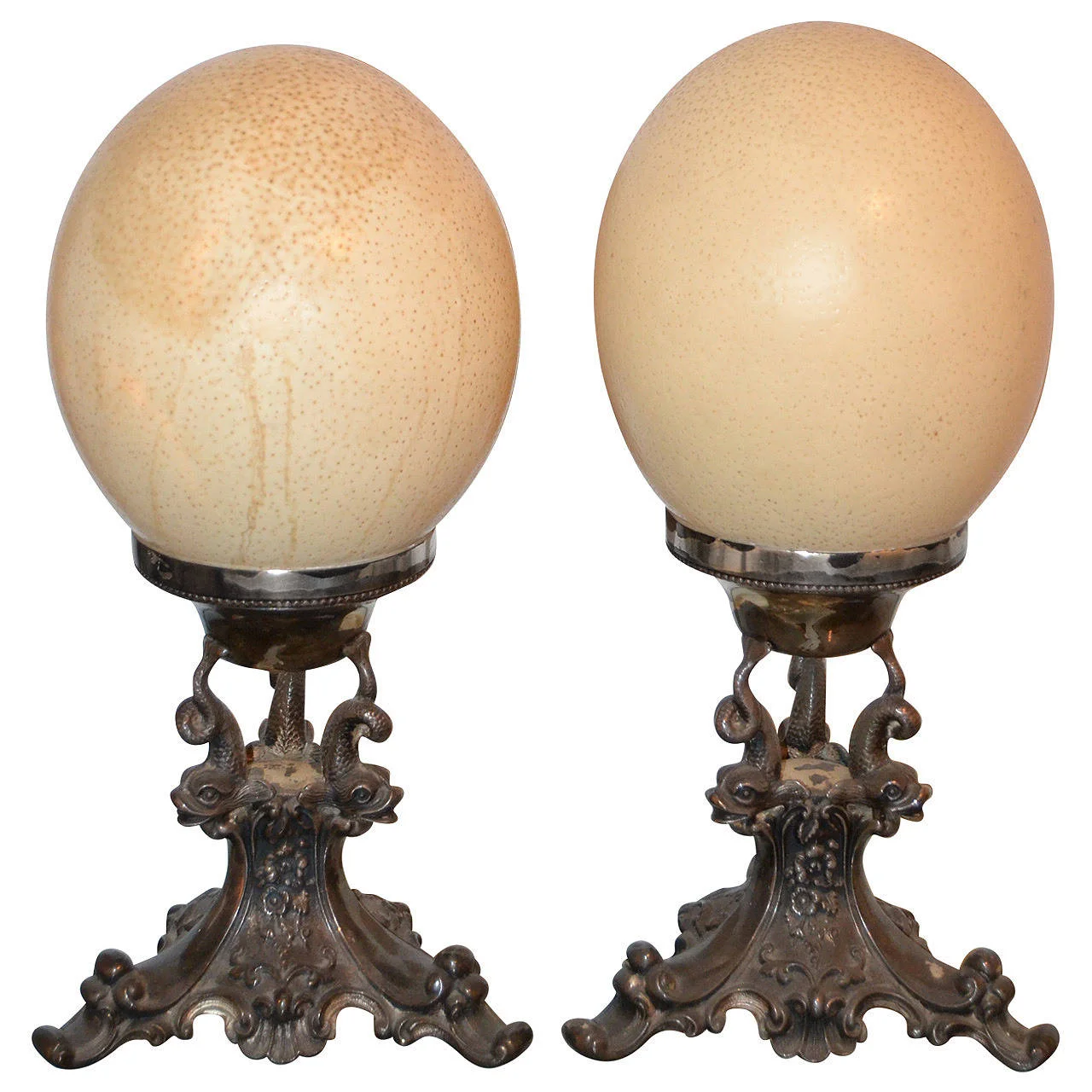 Anthony Redmile Ostrich Egg Finials $3,800