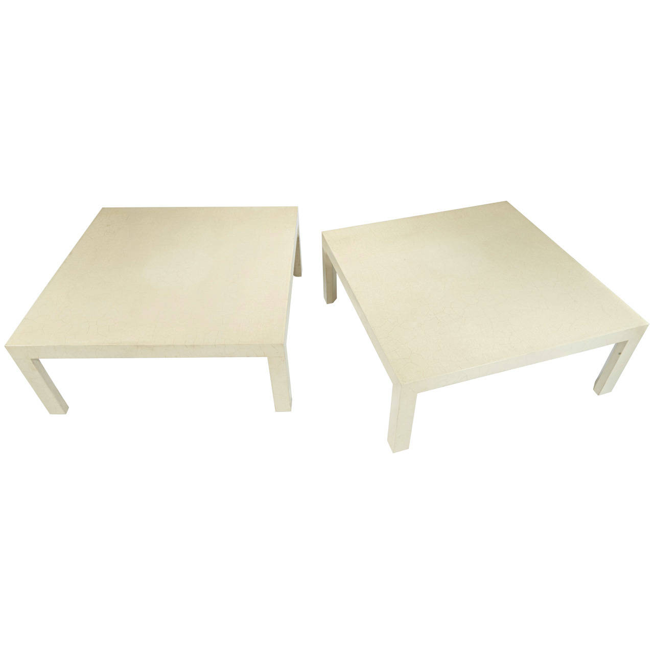 Samuel Marx Pair of Craqueleur Low Tables $30,000