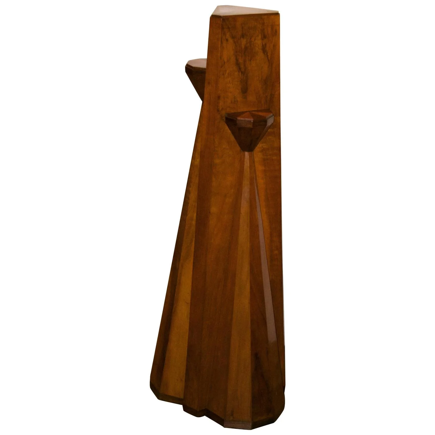 Czech Cubist Early Wood Pedestal $9,500