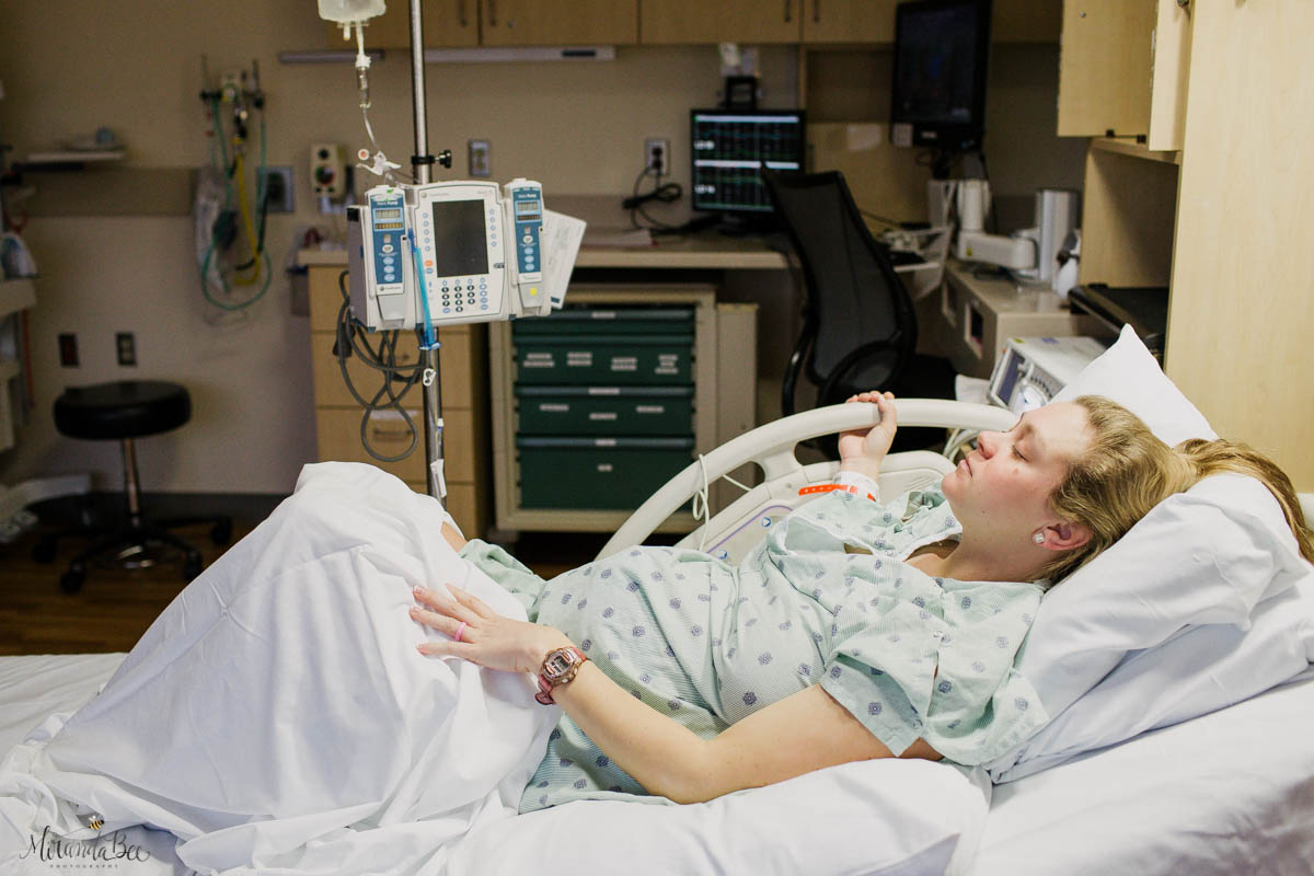 Mom in labor