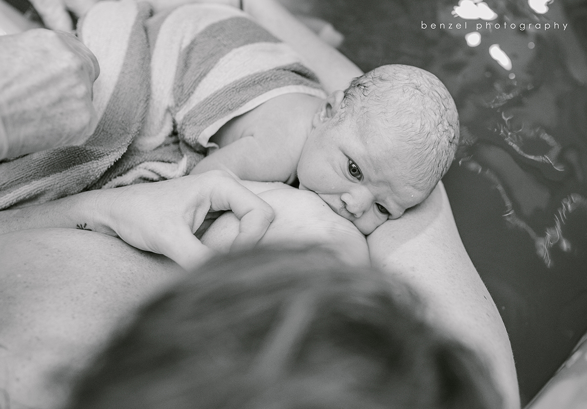 Breastfeeding baby