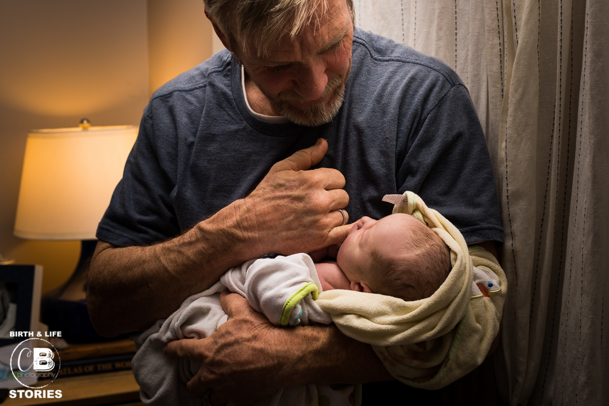Grandpa and baby
