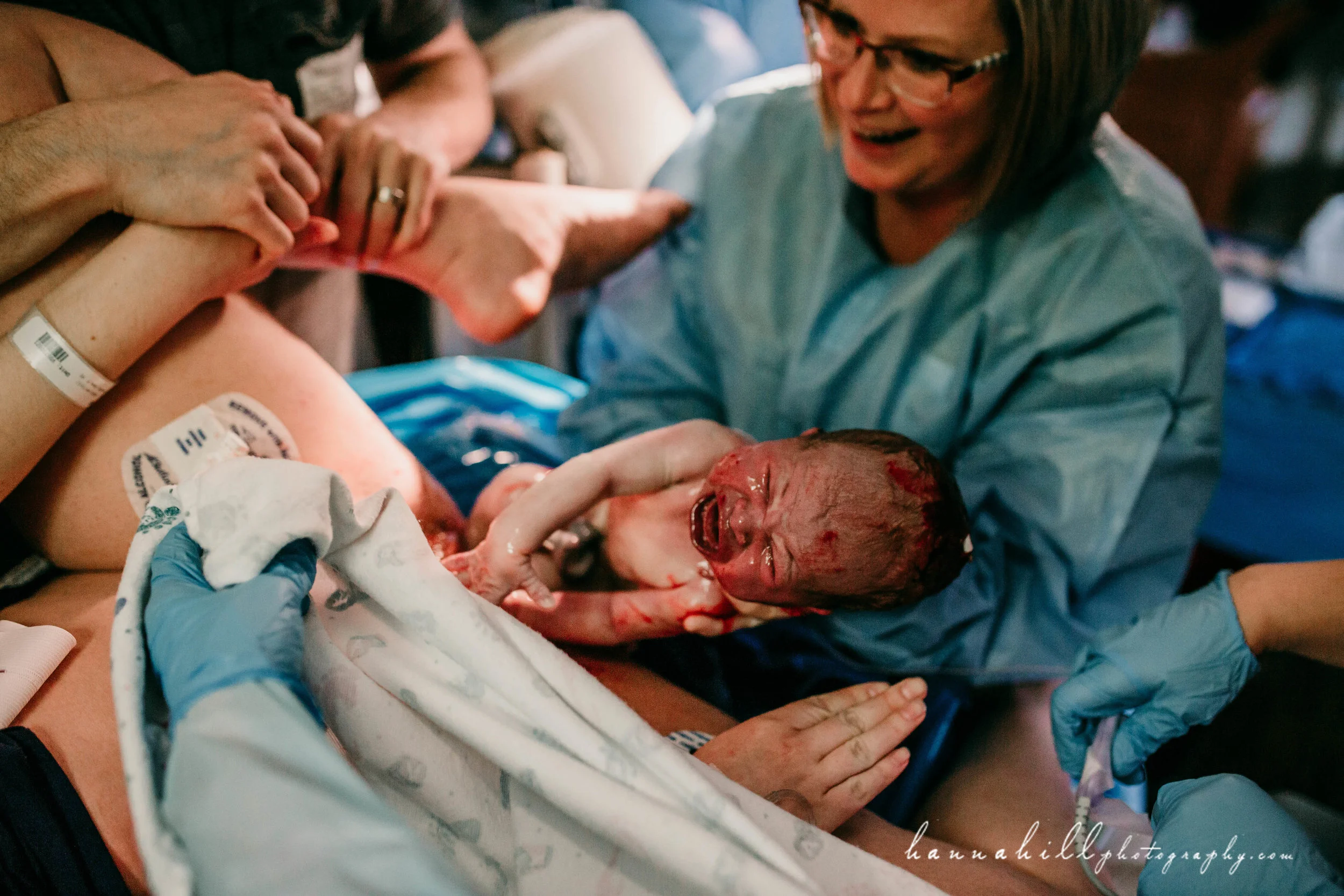 Baby delivered at hospital