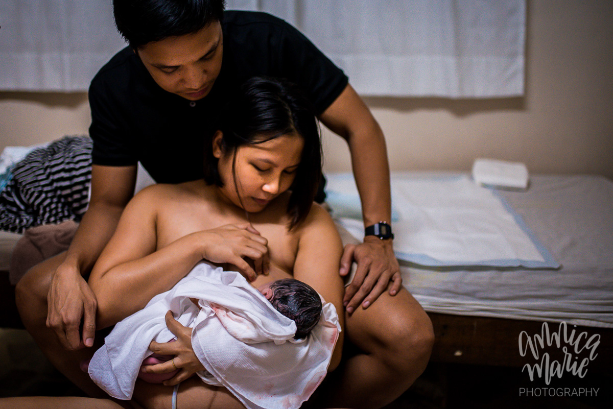 Breastfeeding new baby