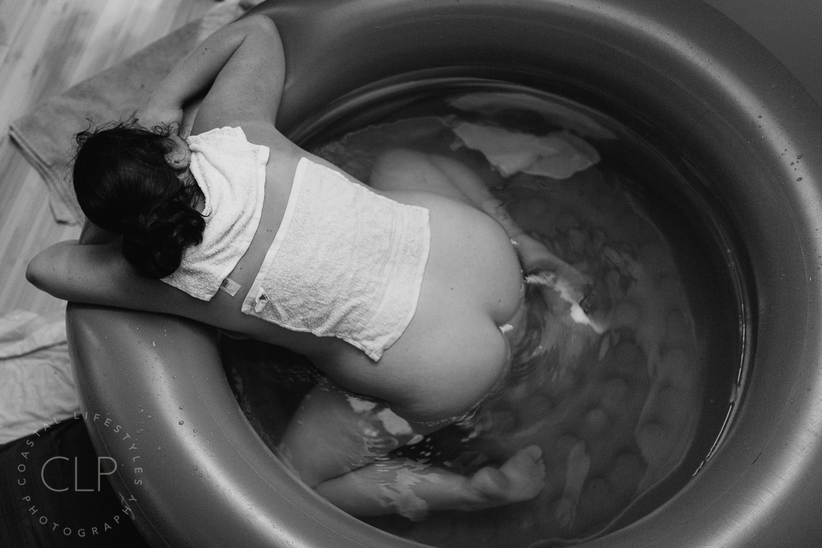 Mom in labor