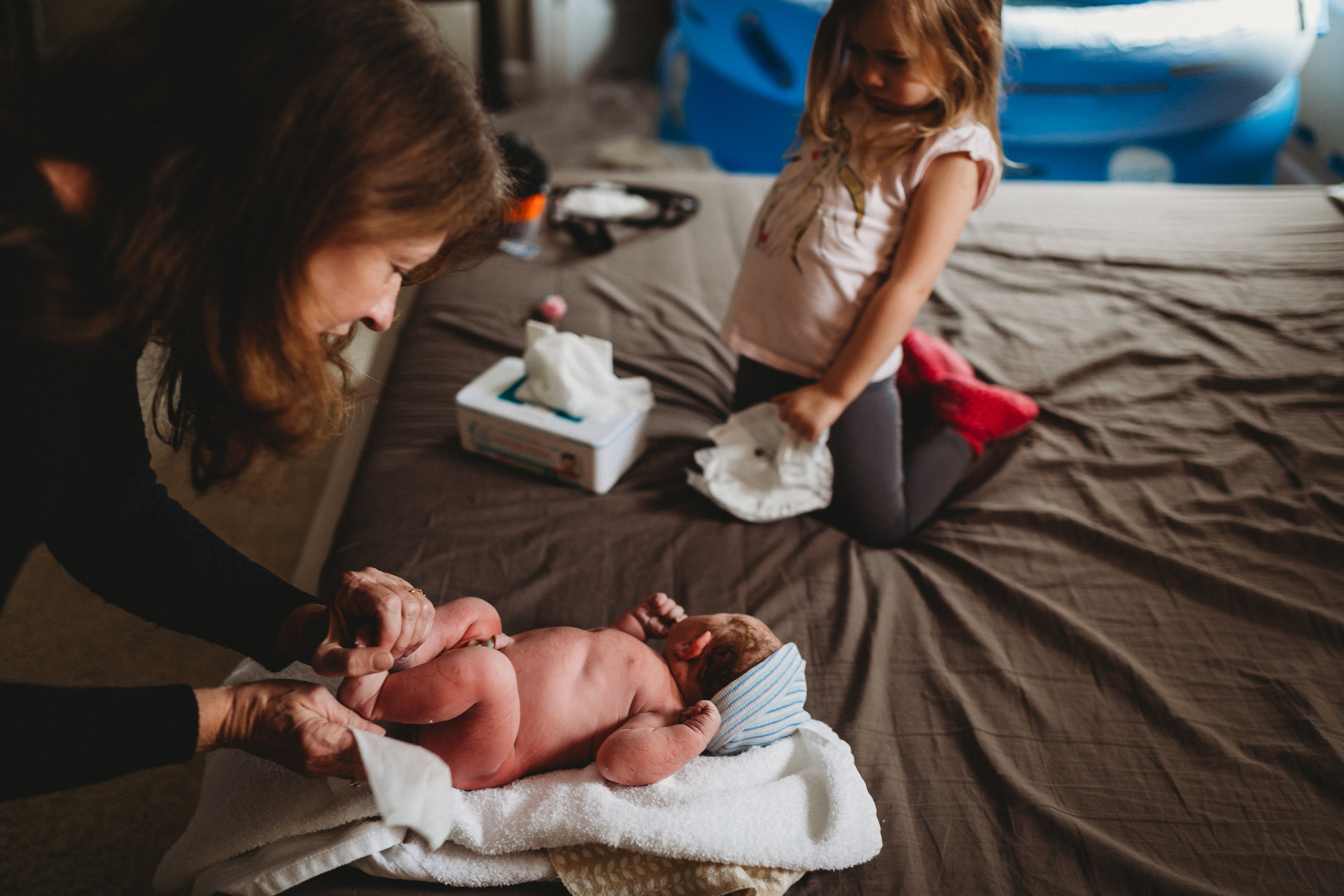 Grandma and baby