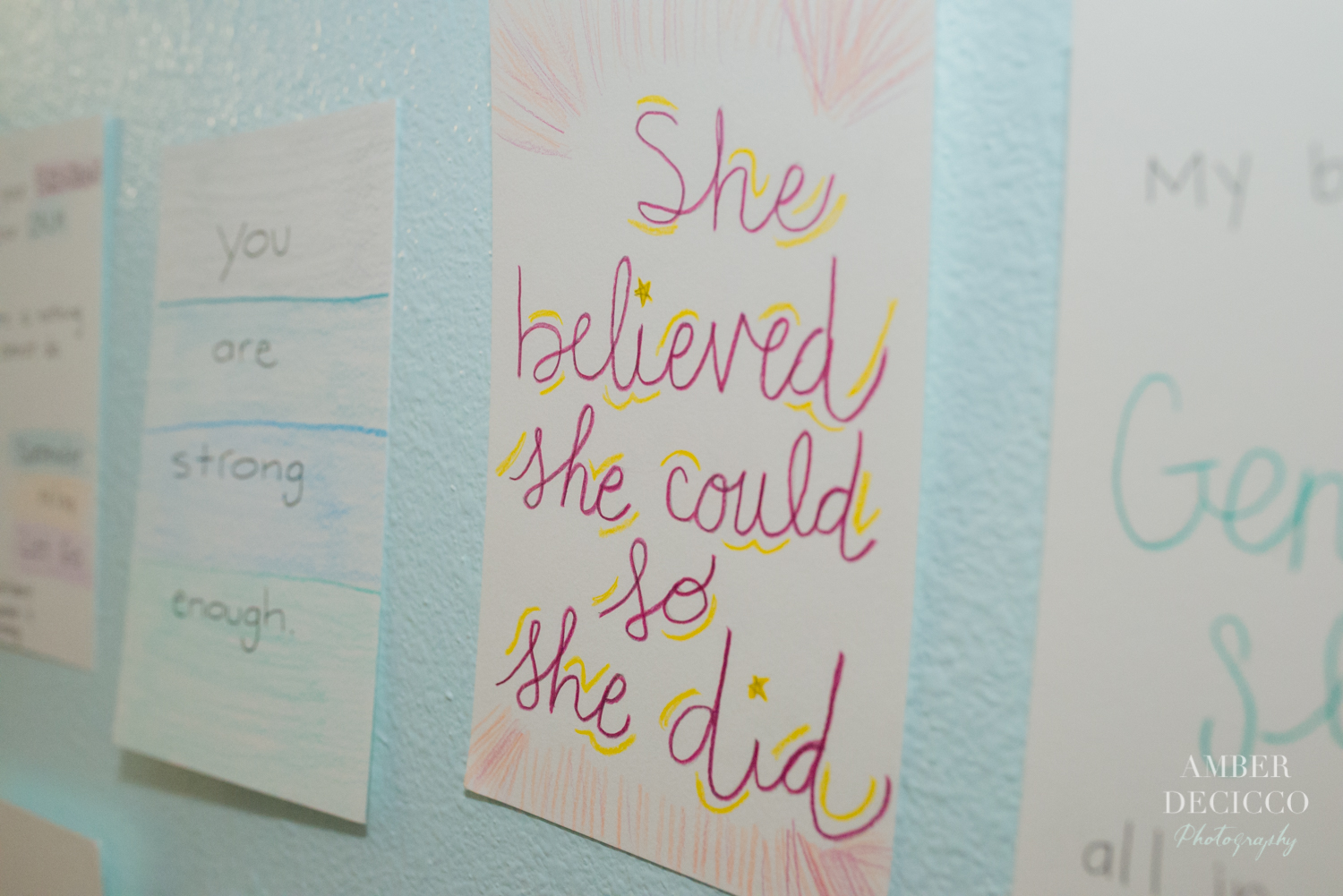 She believed
