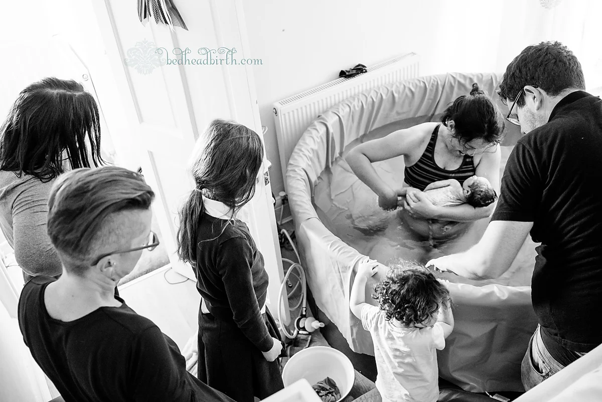 birth, water birth, home birth, newborn, england