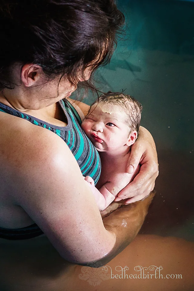 baby, birth, water, pool, home birth
