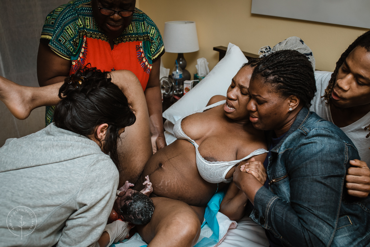 Birth, Baby, Crowning, Minneapolis