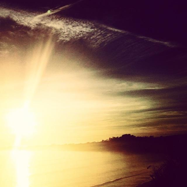 This sunset photo was taken in Santa Cruz. If this doesn't inspire you to heal, what does it for you?