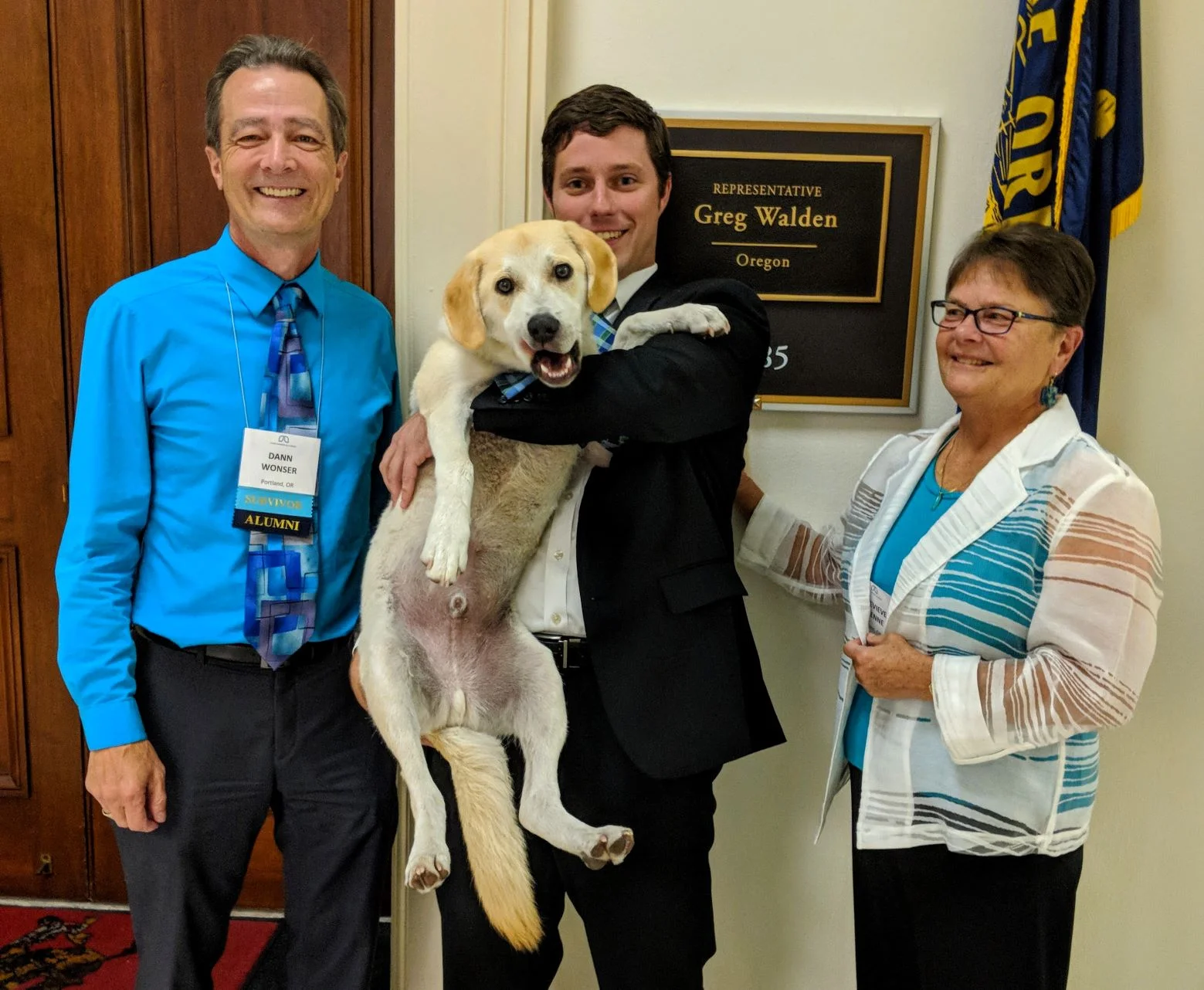 Nolan Ahern: Every day is Bring Your Dog to Work Day in Rep. Greg Walden's Office!