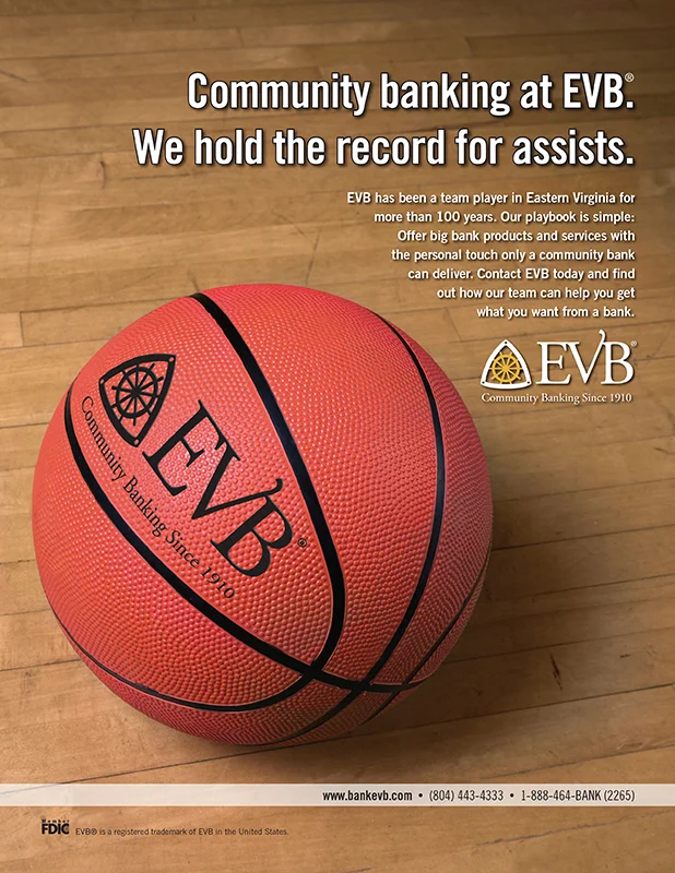 EVB CAA Tournament program ad